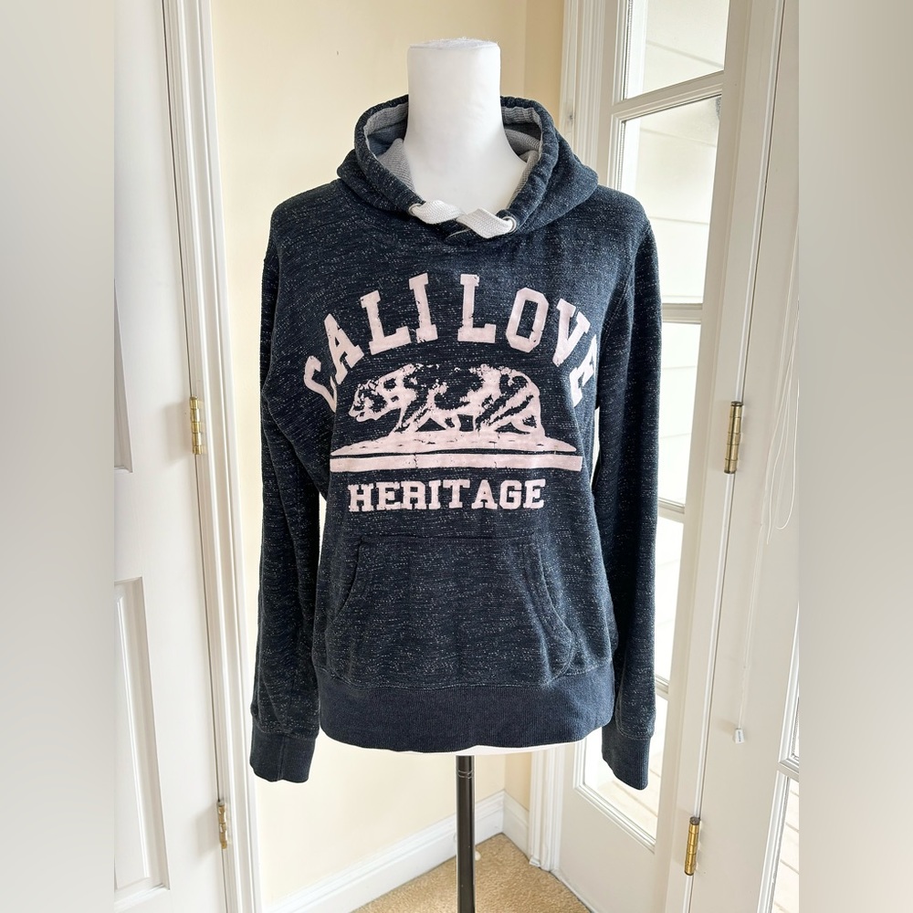 Cali Lover Hoodie - Navy Blue Medium